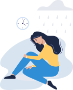 身体に出るこころの症状のイラスト